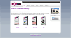 Desktop Screenshot of hotstartsoftware.com